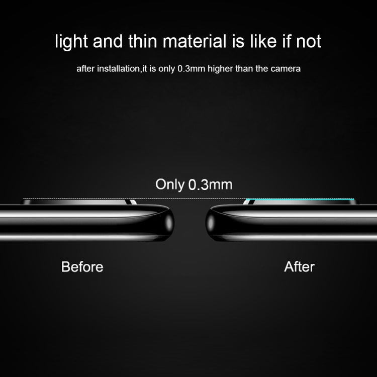 0.3mm 2.5D Round Edge Rear Camera Lens Tempered Glass Film for Nokia 7 Plus, 7 Plus