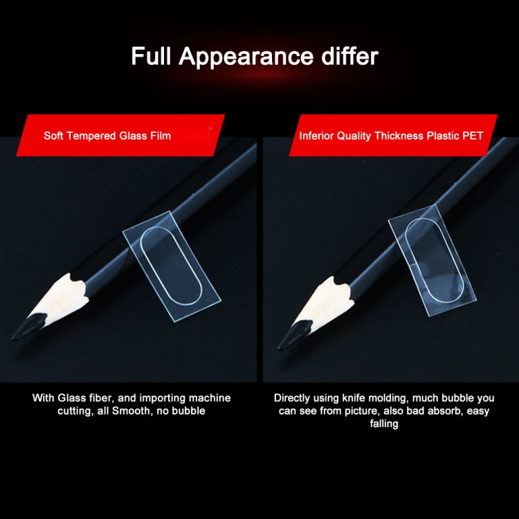 0.3mm 2.5D Round Edge Rear Camera Lens Tempered Glass Film for Nokia 7 Plus, 7 Plus