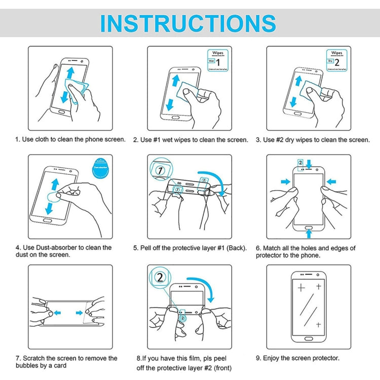 For Samsung Galaxy Tab E 9.6 9H HD Explosion-proof Tempered Glass Film
