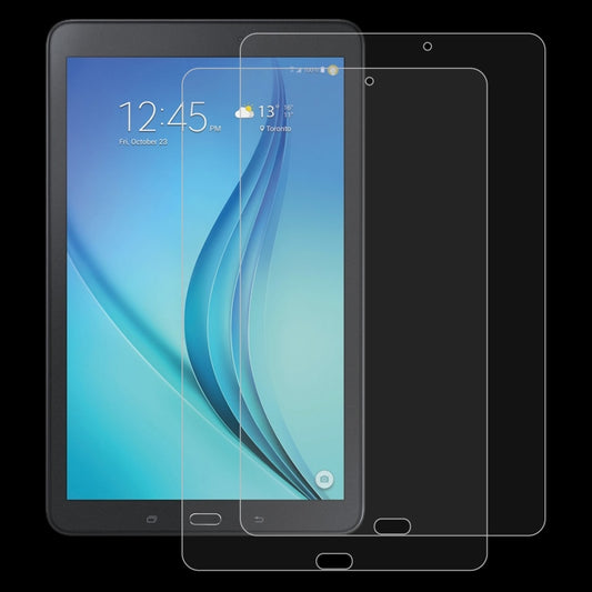 For Samsung Galaxy Tab E 9.6 2 PCS 9H HD Explosion-proof Tempered Glass Film