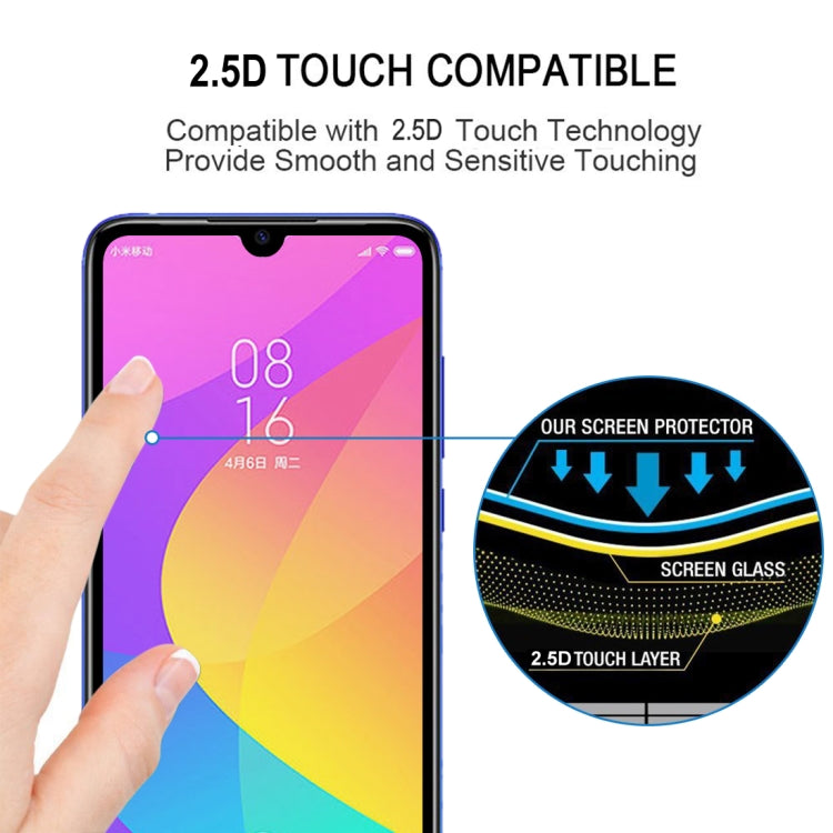 25 PCS 9H Full Screen Full Tempered Glass Film for Xiaomi Mi CC9