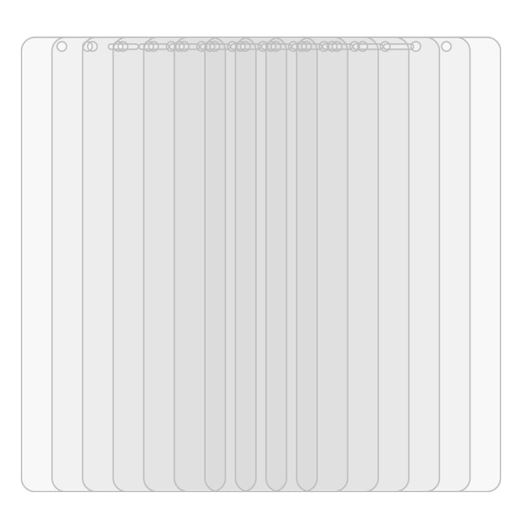 50 PCS 0.26mm 9H 2.5D Tempered Glass Film for Galaxy A7 (2018), No Retail Package