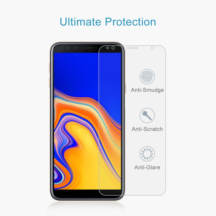 10 PCS 0.26mm 9H 2.5D Tempered Glass Film for Galaxy J4+, For Galaxy J4+