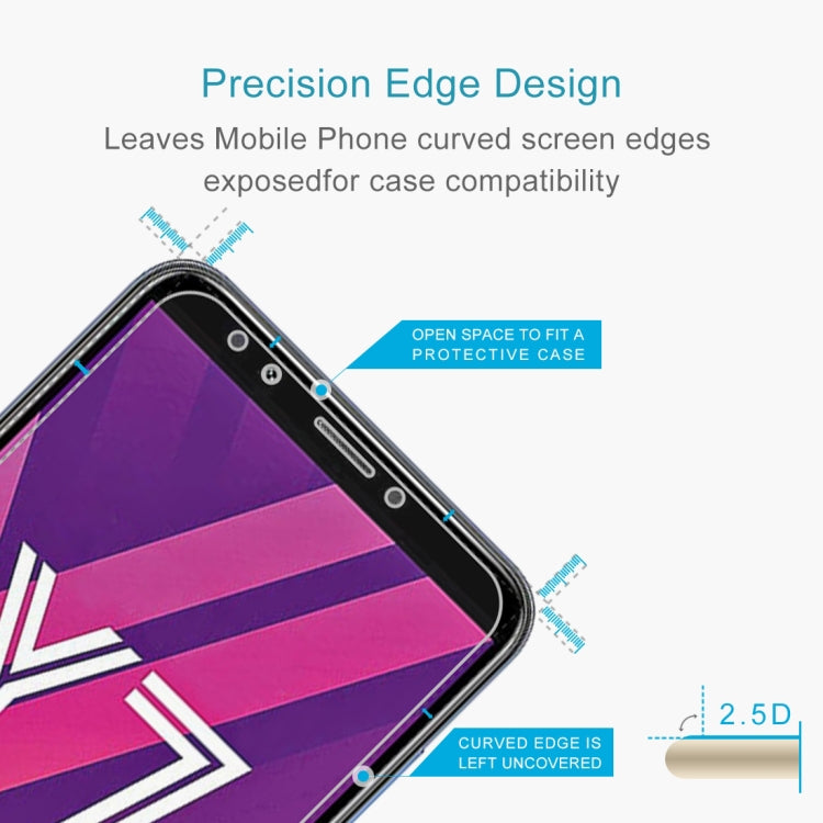 10 PCS 0.26mm 9H 2.5D Tempered Glass Film for Huawei Y7 2018, For Y7 2018