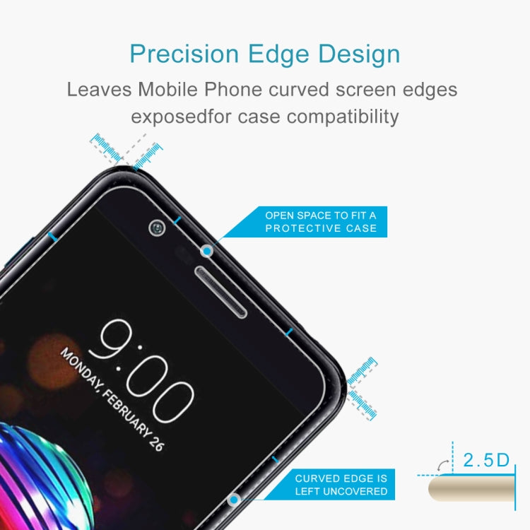 0.26mm 9H 2.5D Tempered Glass Film for LG K11 Plus, For LG K11+