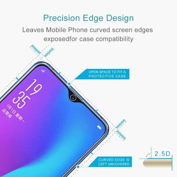10 PCS 0.26mm 9H 2.5D Tempered Glass Film for OPPO R17 & R17 Pro