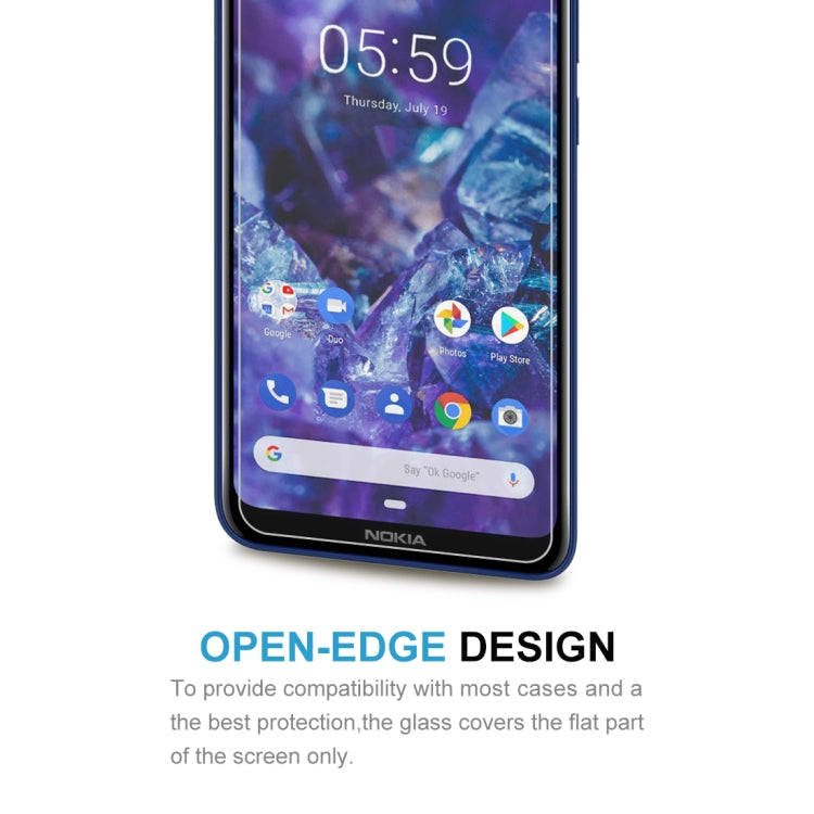 0.26mm 9H 2.5D Tempered Glass Film for Nokia 5.1 Plus (Nokia X5), For Nokia 5.1 Plus