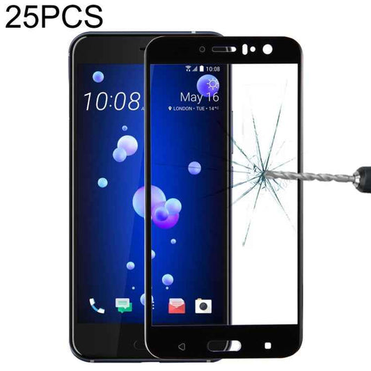 25 PCS For HTC U11 0.33mm 9H Surface Hardness Tempered Glass Screen Protector