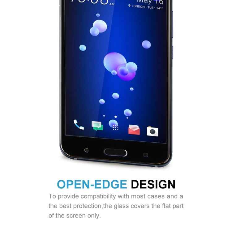 25 PCS For HTC U11 0.33mm 9H Surface Hardness Tempered Glass Screen Protector