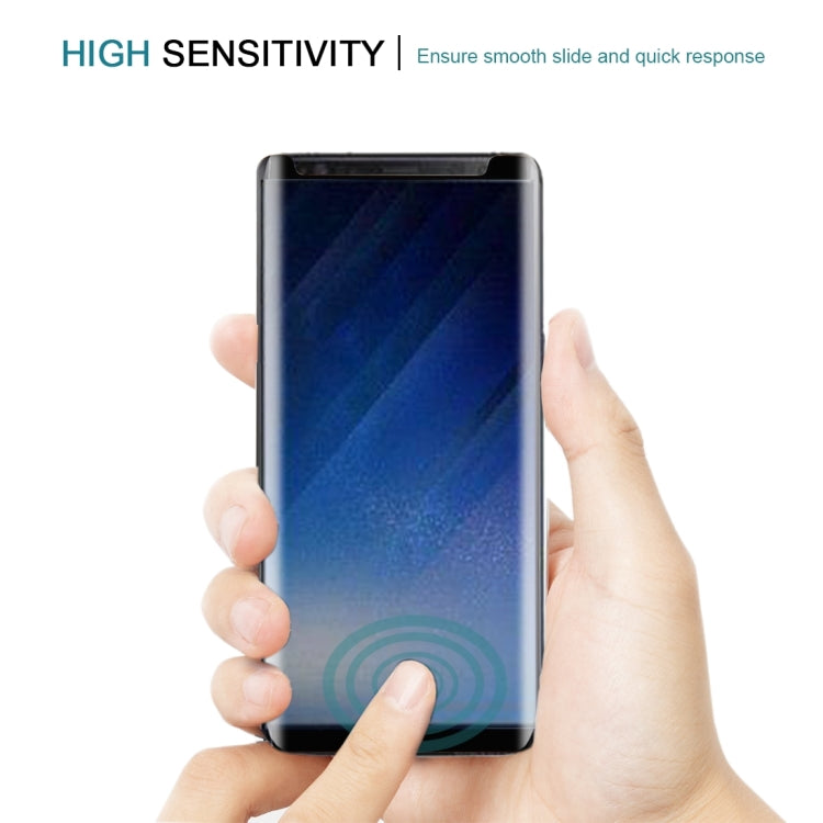25 PCS For Galaxy Note 8 0.3mm 9H Surface Hardness 3D Curved Silk-screen Non-full Screen Tempered Glass Screen Protector