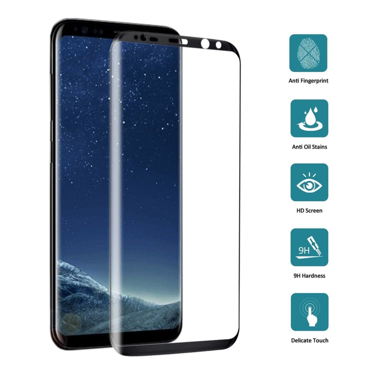 25 PCS Full Screen Tempered Glass Screen Protector For Galaxy S8 / G9500