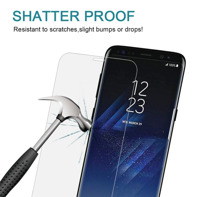 25 PCS For Galaxy S8 Plus / G9550 0.3mm 9H Surface Hardness 3D Curved Full Screen Tempered Glass Screen Protector