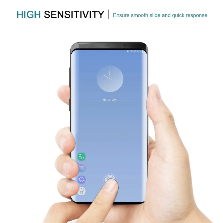 25 PCS For Galaxy S10 0.3mm 9H 3D Full Screen Tempered Glass Film, Screen Fingerprint Unlocking is Supported