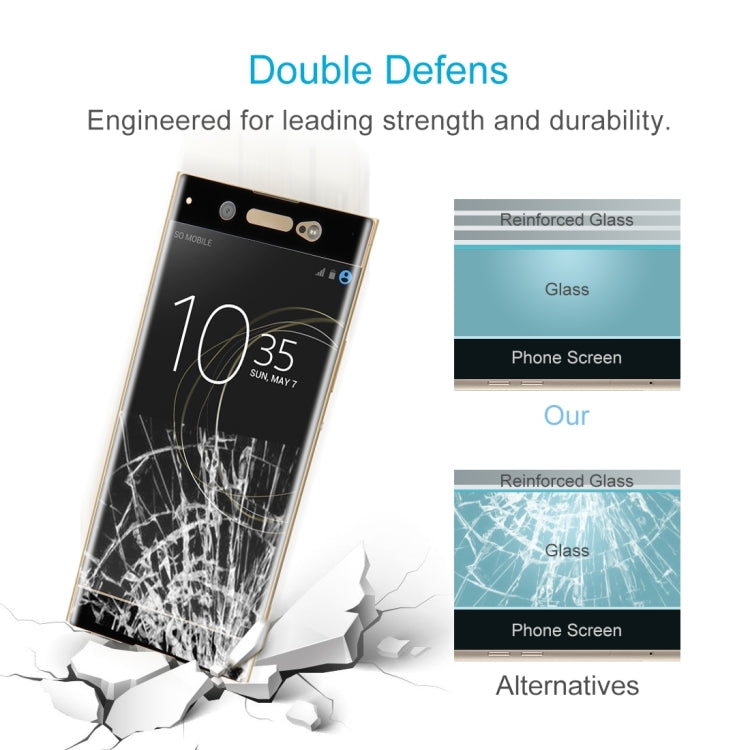 25 PCS For Sony Xperia XA1 Ultra 0.33mm 9H Surface Hardness 3D Curved Full Screen Tempered Glass Screen Protector, For Sony Xperia XA1 Ultra