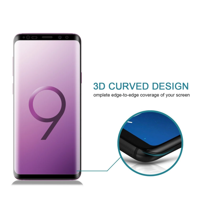 25 PCS For Galaxy Note9 0.3mm 9H Surface Hardness 3D Curved Edge Full Screen Tempered Glass Film