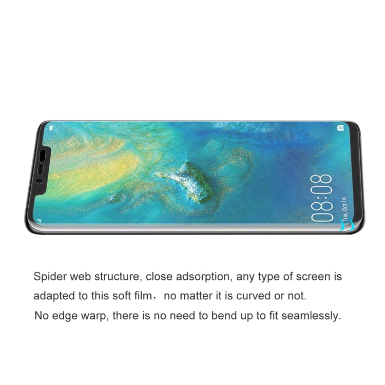 ENKAY Hat-Prince 0.1mm 3D Full Screen Protector Explosion-proof Hydrogel Film for Huawei Mate 20 Pro, TPU+TPE+PET Material
