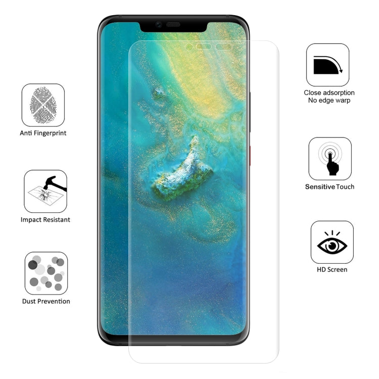 ENKAY Hat-Prince 0.1mm 3D Full Screen Protector Explosion-proof Hydrogel Film for Huawei Mate 20 Pro, TPU+TPE+PET Material