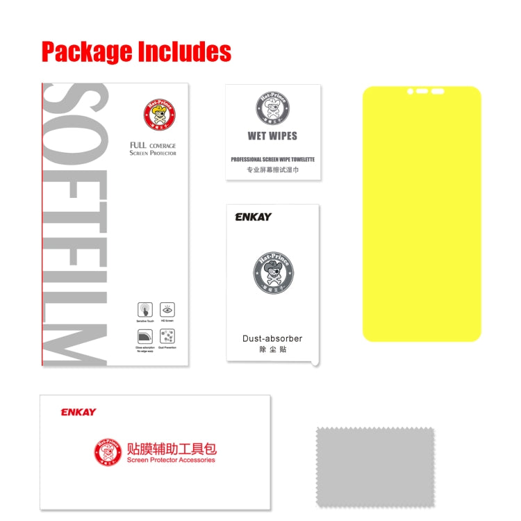ENKAY Hat-Prince 0.1mm 3D Full Screen Protector Explosion-proof Hydrogel Film for Huawei Mate 20 Pro, TPU+TPE+PET Material