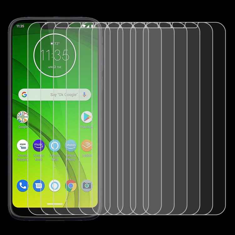 10 PCS 0.26mm 9H 2.5D Tempered Glass Film for Motorola Moto G7 Plower