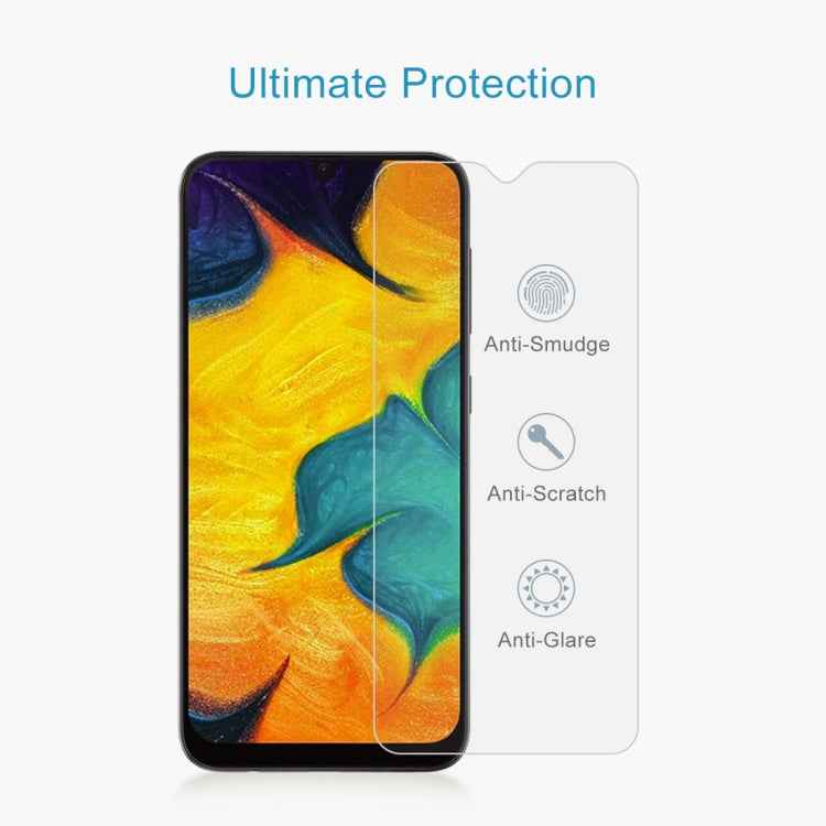10 PCS 0.26mm 9H 2.5D Tempered Glass Film for Galaxy A30 / A30 JP