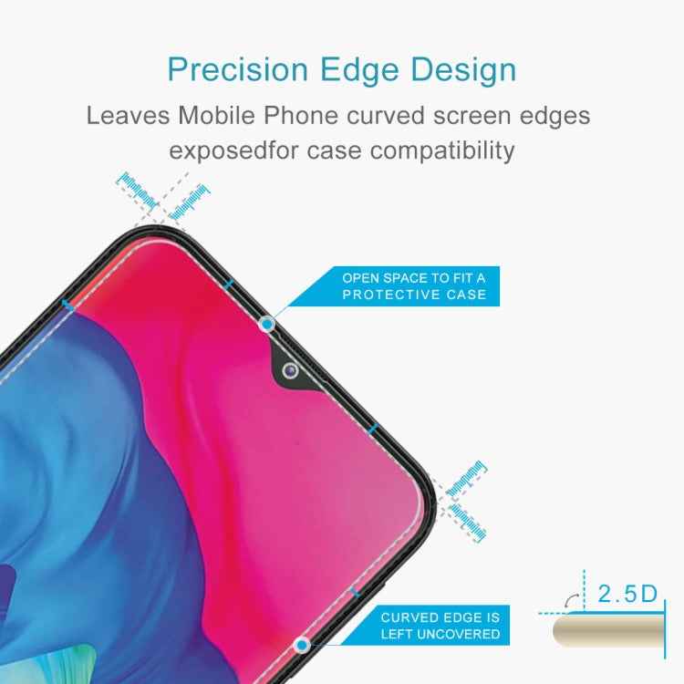 100 PCS 0.26mm 9H 2.5D Tempered Glass Film for Galaxy M10