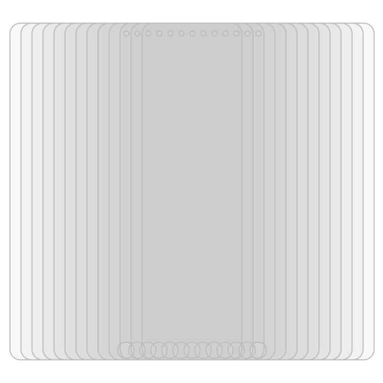 75 PCS 0.4mm 9H Surface Hardness Explosion-proof Tempered Glass Film for iPad 5/6/7，iPad Air 1/2  9.7 inch