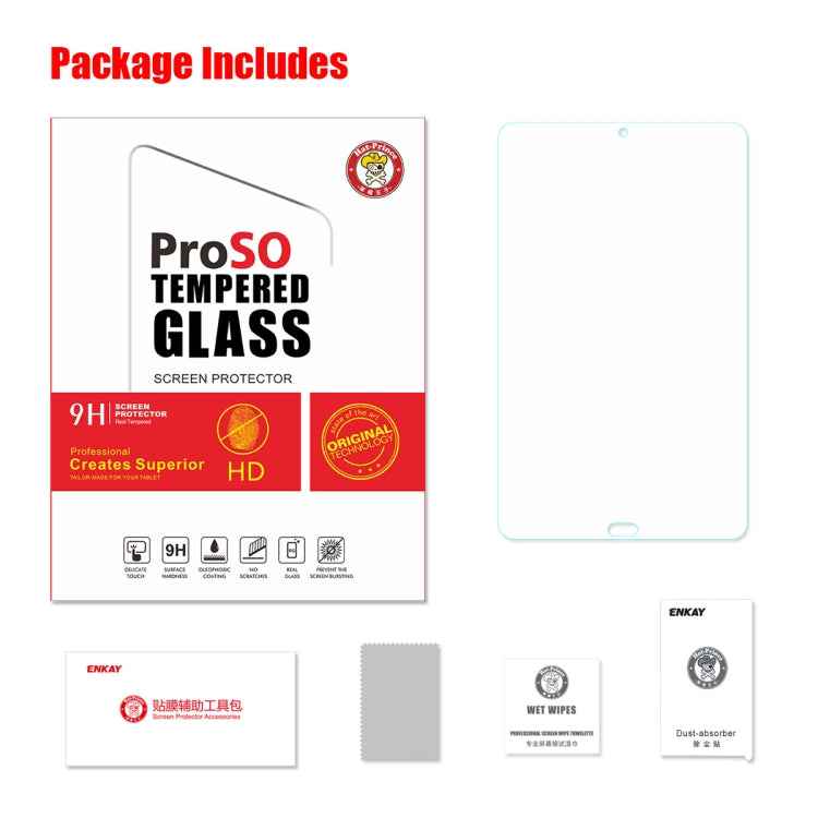 ENKAY Hat-Prince 0.33mm 9H 2.5D Tempered Glass Film for Xiaomi Mi Pad 4 Plus