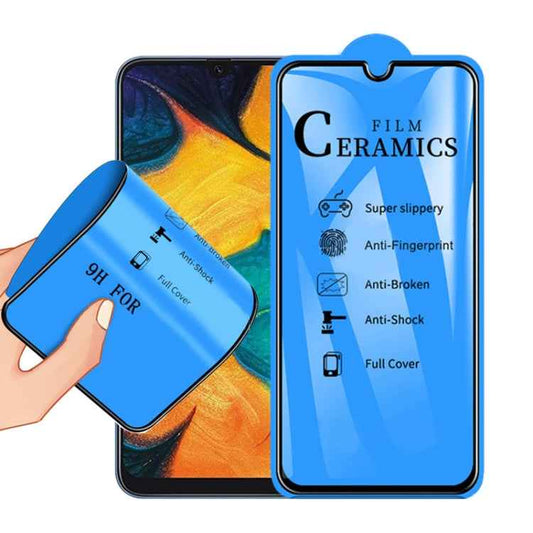 2.5D Full Glue Full Cover Ceramics Film for Galaxy A20 / A30 / A50 / M30 / A30 JP