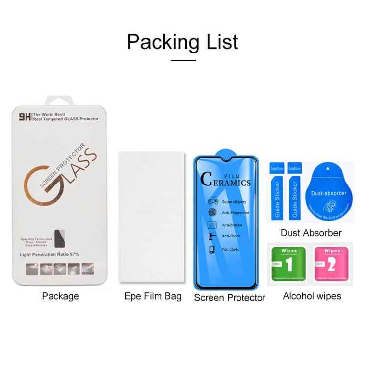 2.5D Full Glue Full Cover Ceramics Film for Galaxy M20
