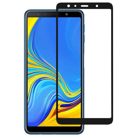 Full Glue Full Cover Screen Protector Tempered Glass film for Galaxy A7 (2018)