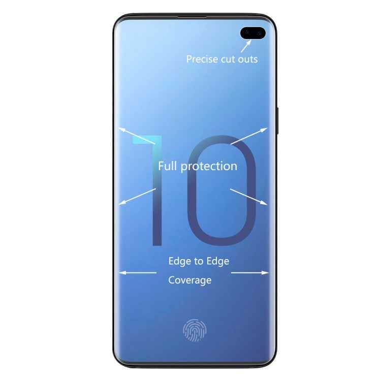 ENKAY Hat-prince 3D Full Screen PET Curved Hot Bending HD Screen Protector Film for Galaxy S10+