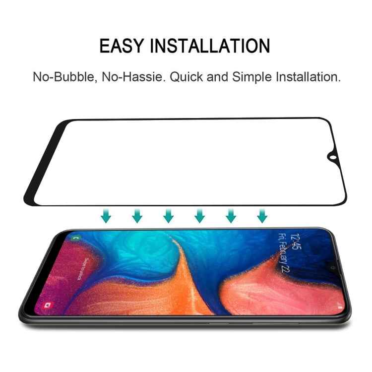 Full Glue Full Cover Screen Protector Tempered Glass Film for Galaxy J6+ & J4+