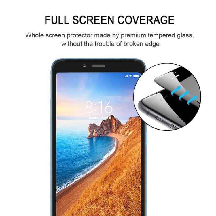Full Glue Full Cover Screen Protector Tempered Glass film for Xiaomi Mi Play