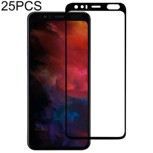 25 PCS Full Glue Full Screen Tempered Glass Film for Google Pixel 4 XL