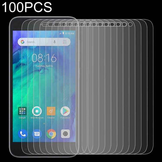 100 PCS 0.26mm 9H 2.5D Tempered Glass Film for Xiaomi Redmi Go