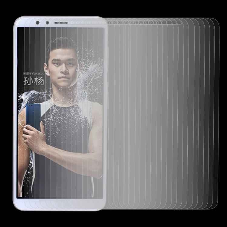 50 PCS for  Huawei Honor Play 7X 0.26mm 9H Surface Hardness 2.5D Explosion-proof Tempered Glass Screen Film, No Retail Package