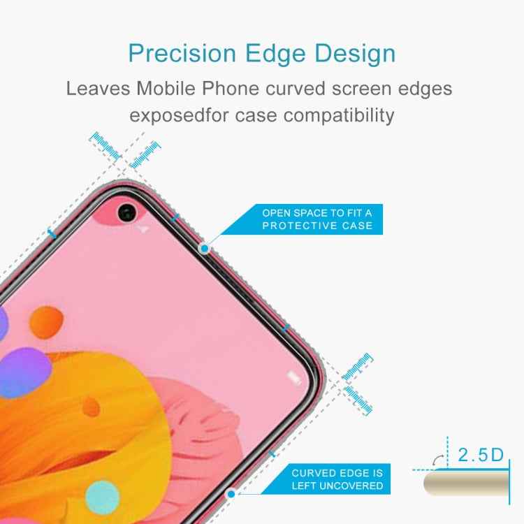 2 PCS 0.26mm 9H 2.5D Tempered Glass Film for Huawei nova 5