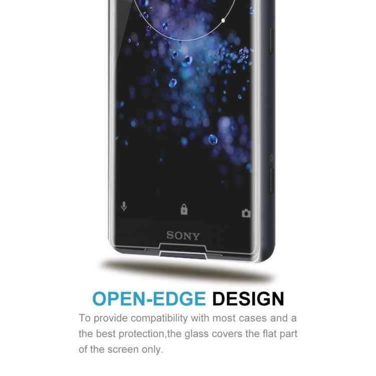 25 PCS For Sony Xperia XZ2 Compact 0.3mm 9H Surface Hardness 3D Explosion-proof Tempered Glass Screen Film