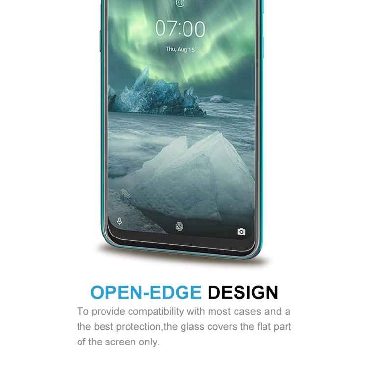 For Nokia 7.2 2.5D Non-Full Screen Tempered Glass Film