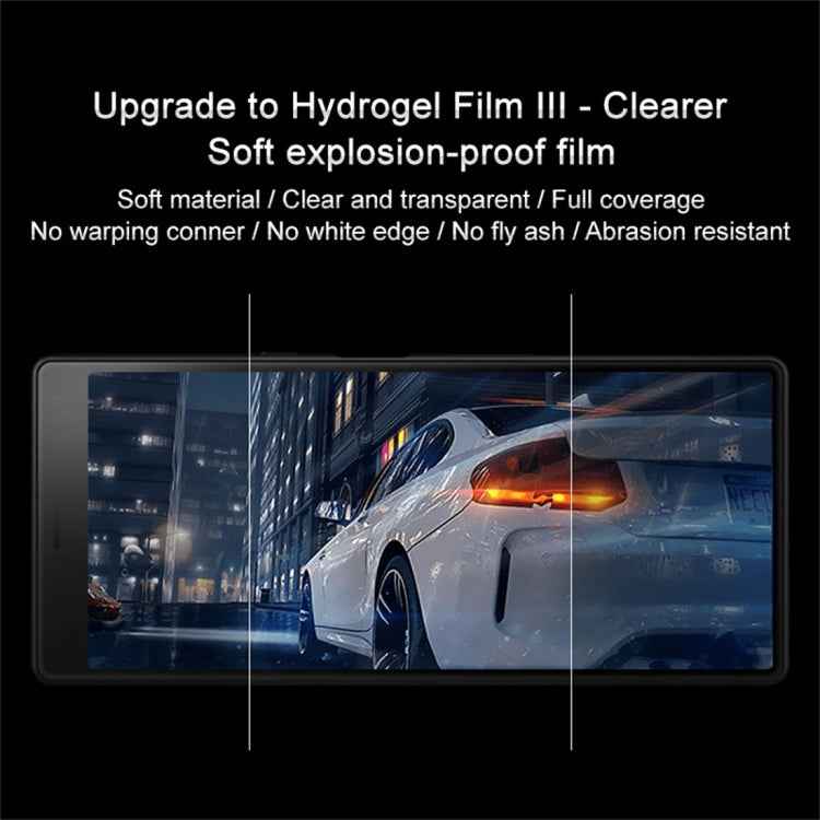 2 PCS IMAK 0.15mm Curved Full Screen Protector Hydrogel Film Front Protector for Sony Xperia 10