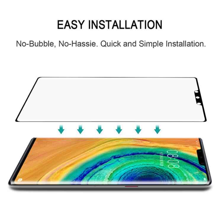 Full Cover Screen Curved Protector Tempered Glass Film for Huawei Mate 30 Pro, For Huawei Mate 30 Pro