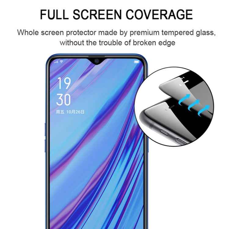 Full Cover Screen Protector Tempered Glass Film for OPPO A9X
