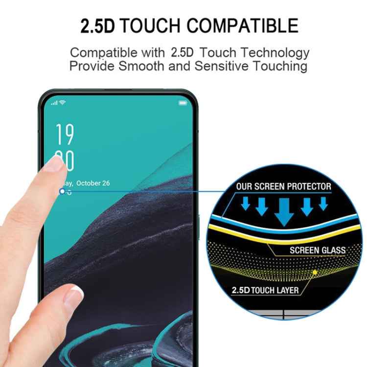 Full Cover Screen Protector Tempered Glass Film for OPPO Reno 2