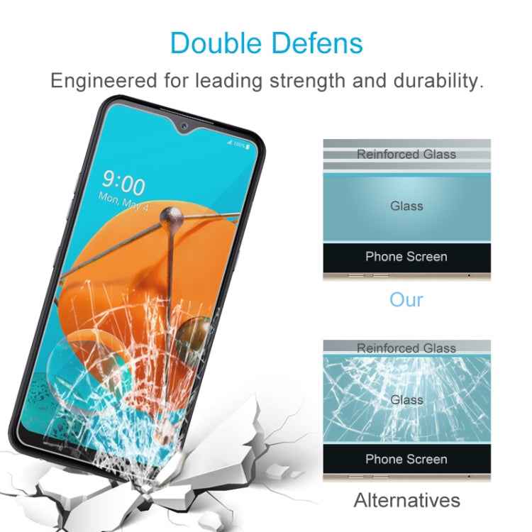 For LG K51 0.26mm 9H 2.5D Explosion-proof Tempered Glass Screen Film