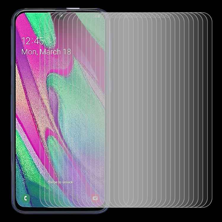 50 PCS 2.5D Non-Full Screen Tempered Glass Film for Galaxy A40