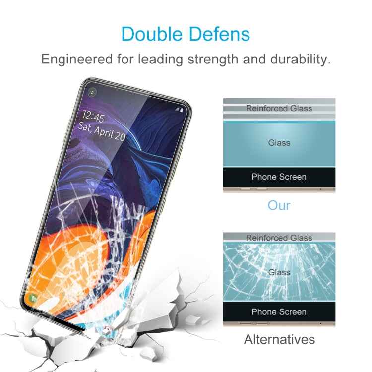 2.5D Non-Full Screen Tempered Glass Film for Galaxy A60