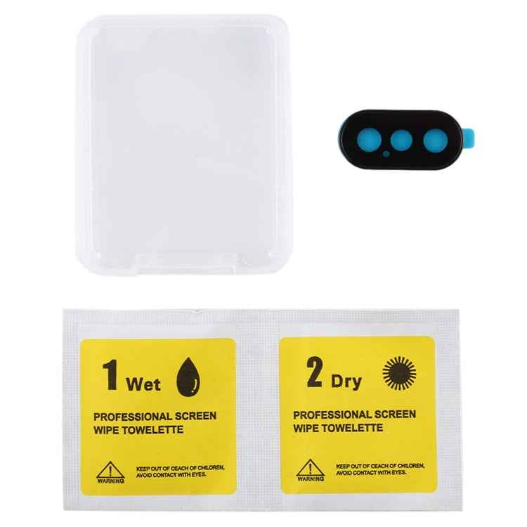 For iPhone X Titanium Alloy Metal Camera Lens Protector Tempered Glass Film