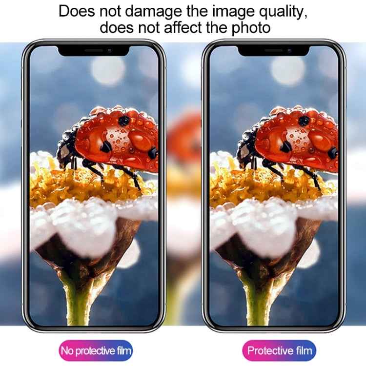 For iPhone X Titanium Alloy Metal Camera Lens Protector Tempered Glass Film