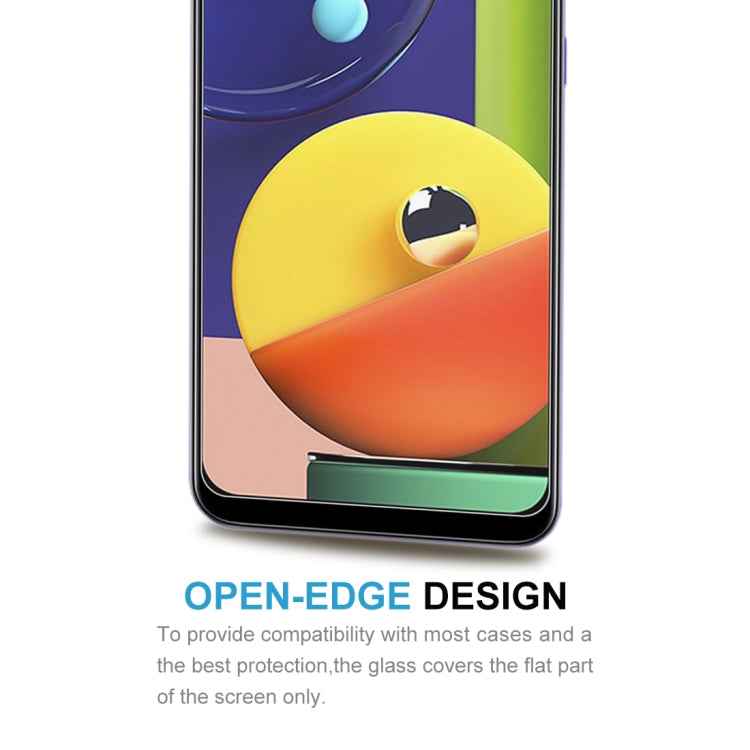 10 PCS For Galaxy A50s 2.5D Non-Full Screen Tempered Glass Film