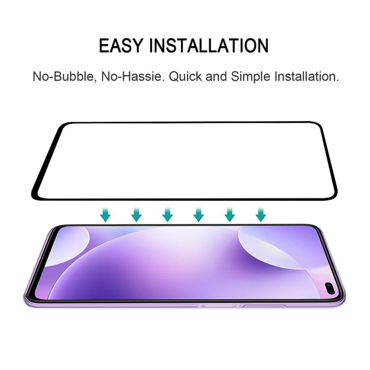 For Xiaomi Redmi K30 Full Glue Full Cover Screen Protector Tempered Glass Film